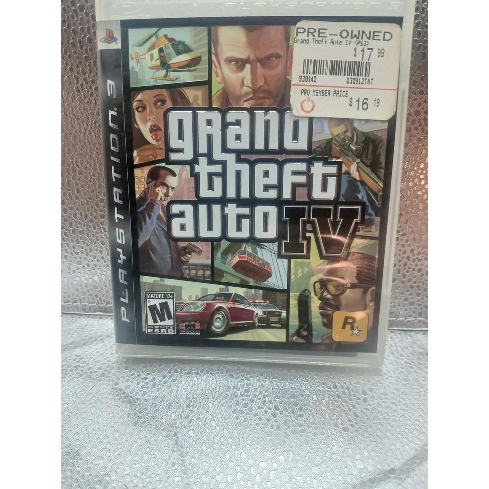 Grand Theft Auto IV GTA 4 PS3 PlayStation 3 Greatest Hits Rockstar Games